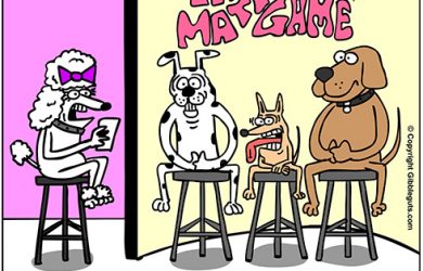 dog dating cartoon