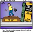 tom thumb bowling cartoon